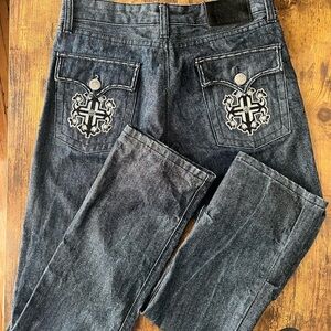 Men’s Fender size 29 blue/grey/black jeans.